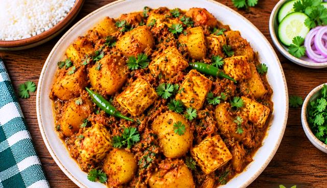 জেনে নিন আলু পনিরের কষার রেসিপি